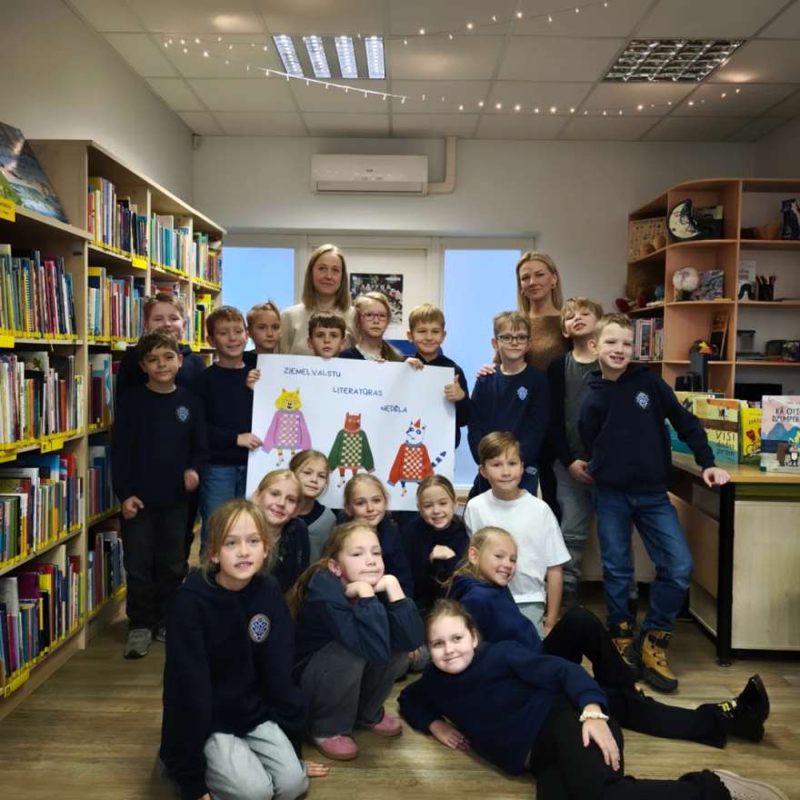 Ziemeļvalstu literatūras nedēļas Rītausmas lasījums Bauskas Bērnu bibliotēkā