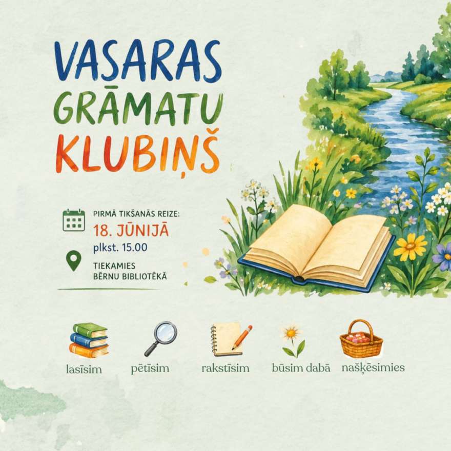 Vasaras grāmatu klubiņš 