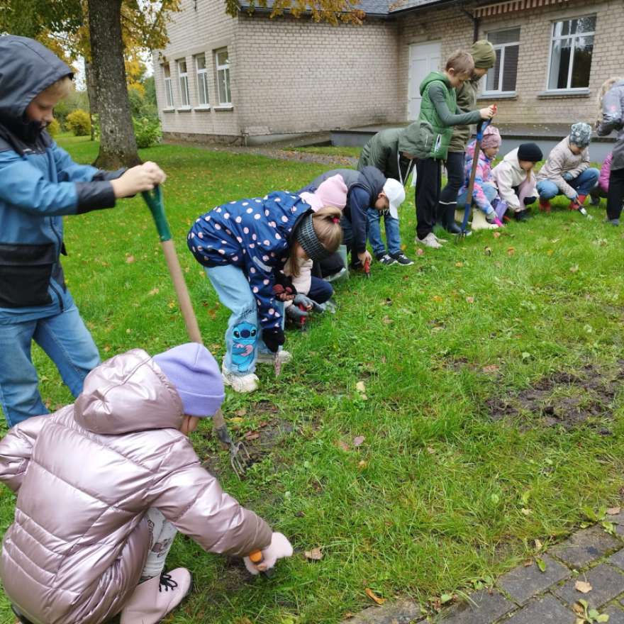 Labo darbu nedēļa Vecumnieku pagasta bibliotēkā