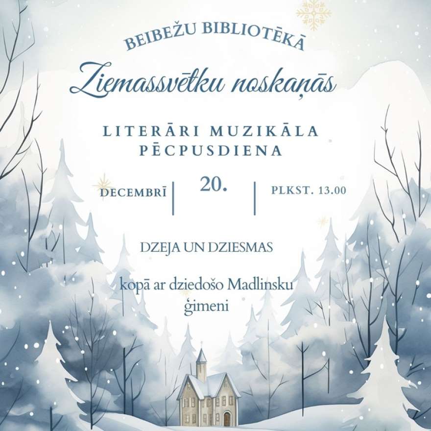 Literāri muzikāla pēcpusdiena 