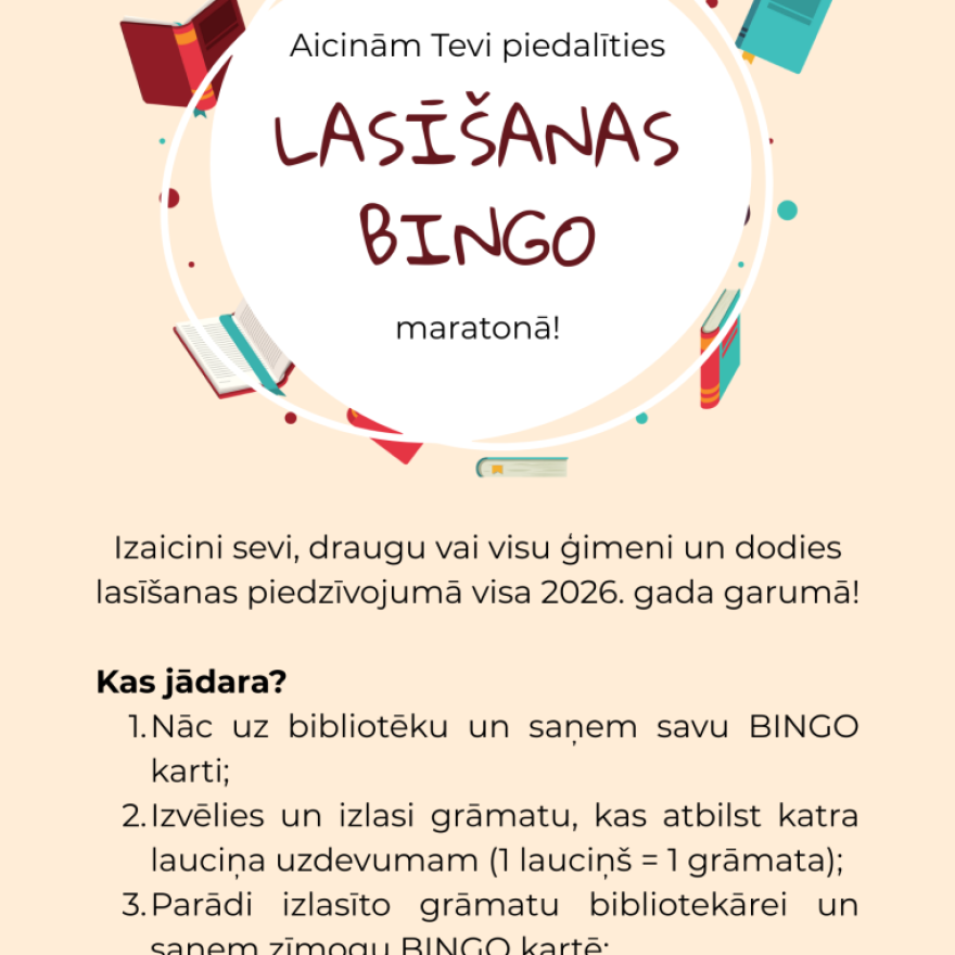 Lasīšanas BINGO