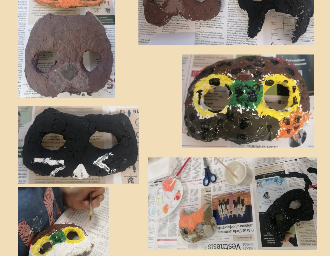 "Masku veidošanas darbnīca" bērniem