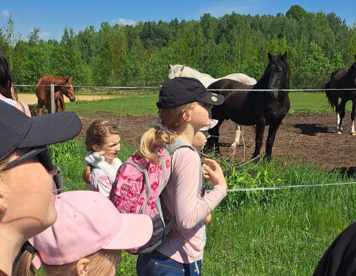 Novadpētniecības pasākumu ciklā "Iepazīsti savējos" iepazīts vietējais uzņēmums "Zirga Sapnis"