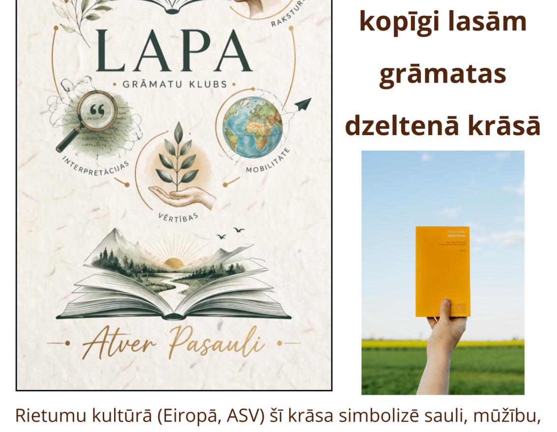 Aizvadīta lasītāju klubiņa "Lapa" tik&scaron;anās