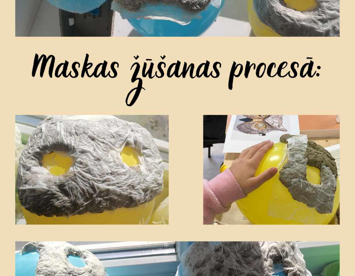 "Masku veidošanas darbnīca" bērniem