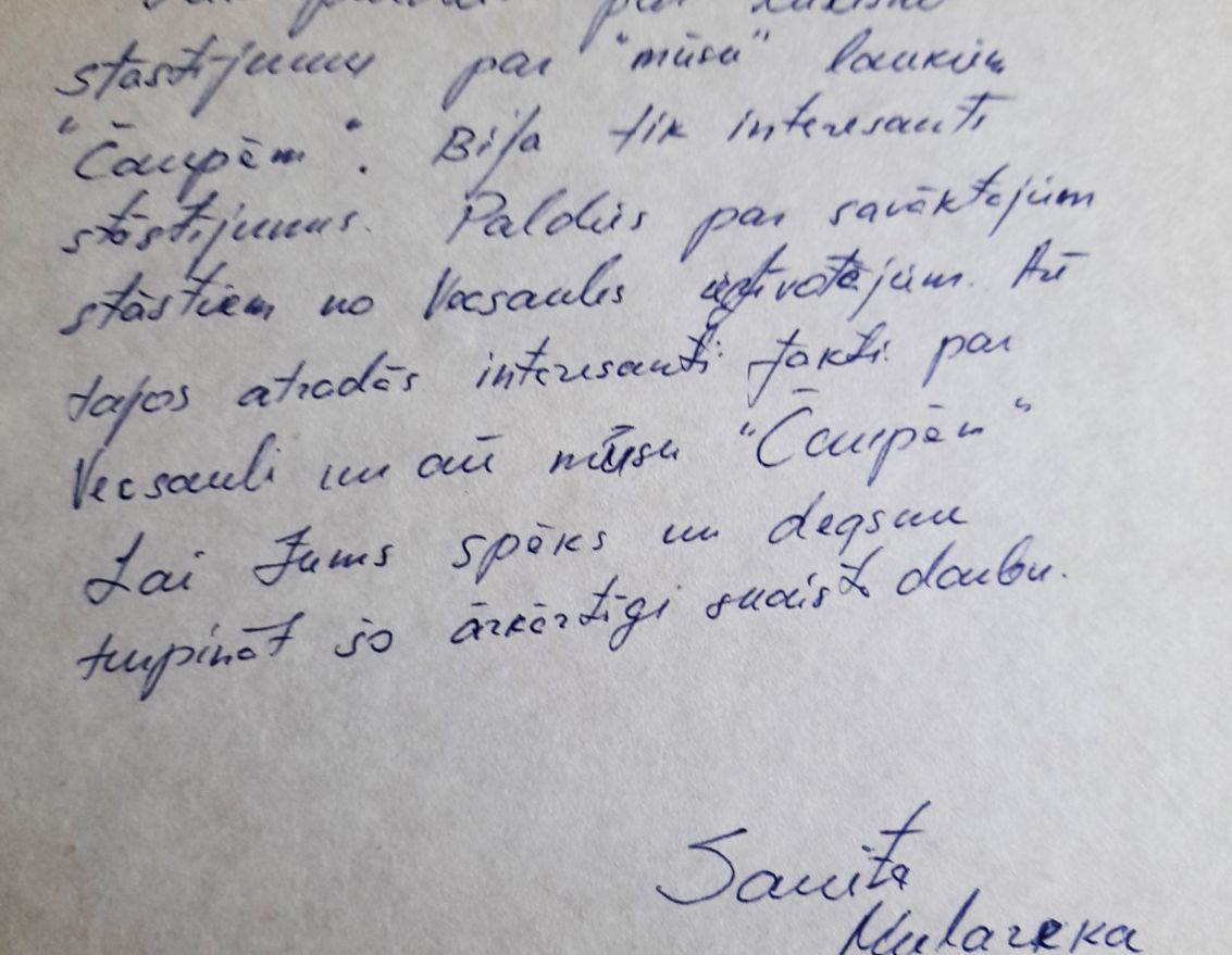  Dzimtas sakņu meklējumos "Čaupu dzimta Vecsaulē"