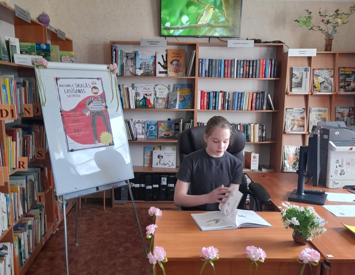 Nacionālā skaļās lasī&scaron;anas sacensība