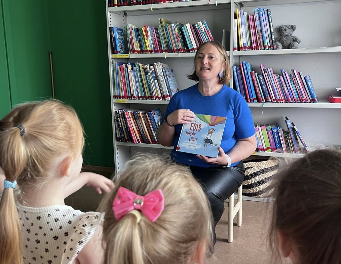 Bibliotēkas stunda Bērsteles bibliotēkā