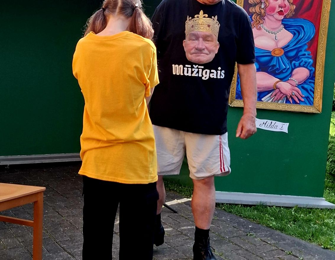Tikšanās ar Ropažu amatierteātri "Dille" Zorģos