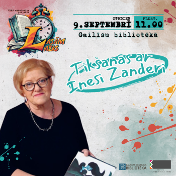 Lasāmlaiks Gailīšu bibliotēkā: tikšanās ar Inesi Zanderi