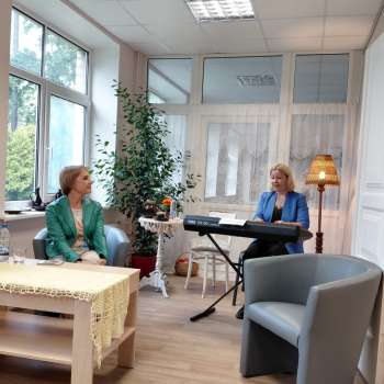 Aizvadīta tikšanās ar LTV Kultūras raidījumu redaktori, žurnālisti, raidījuma "Ielas garumā" vadītāju Lilitu Eglīti