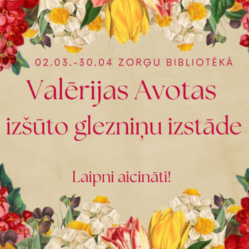 Iecavnieces Valērijas Avotas iz&scaron;ūto gleznu izstāde