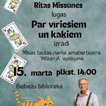 Ritas Missūnes luga "Par vīrie&scaron;iem un kaķiem"