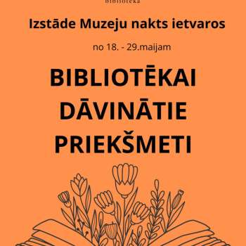 Priek&scaron;metu izstāde Pilsrundāles bibliotēkā