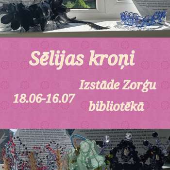 Izstāde "Sēlijas kroņi" Zorģu bibliotēkā