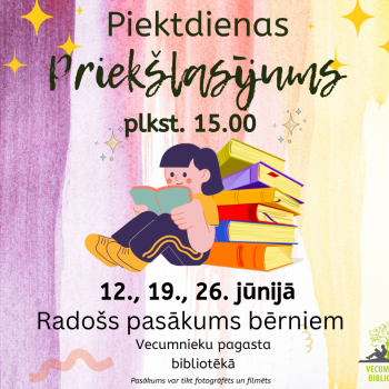 Aizvadīti piektdienu "Priek&scaron;lasījumi"
