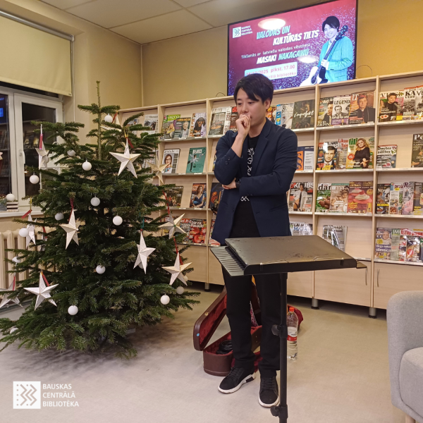 Valodas un kultūras tilts. Tikšanās ar Masaki Nakgawu