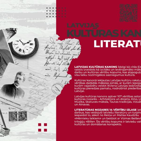 Latvijas Kultūras kanons: Literatūra