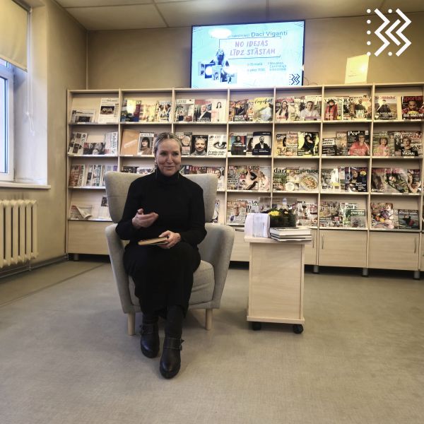 No idejas līdz stāstam: Tikšanās ar Daci Vīganti
