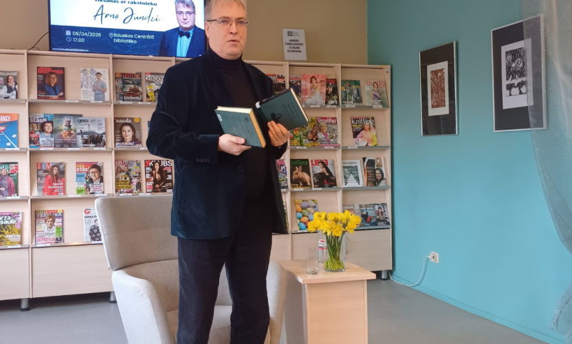 Tikšanās ar rakstnieku Arno Jundzi
