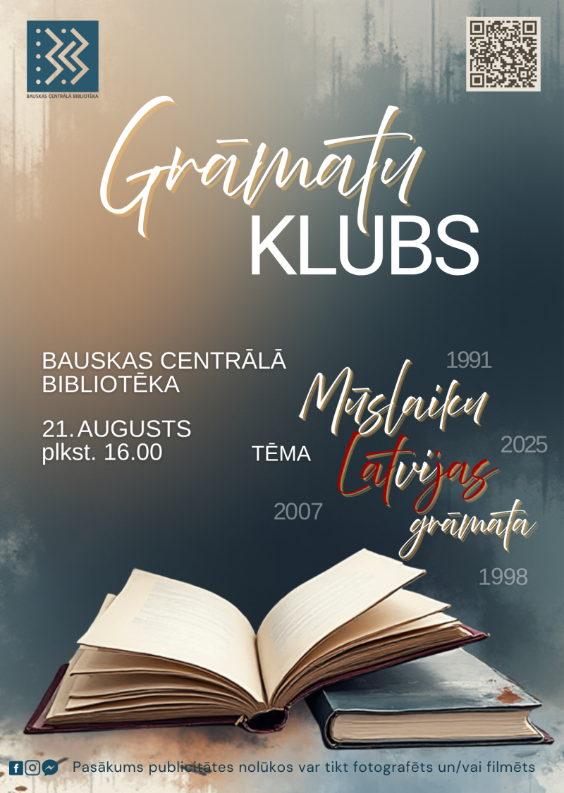 Grāmatu kluba tik&scaron;anās augustā