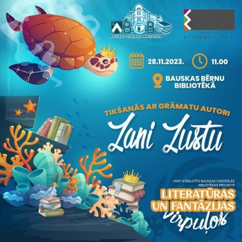 Literatūras un fantāzijas virpuļos – tikšanās ar grāmatu autori Zani Zustu