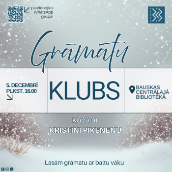 Grāmatu kluba tikšanās decembrī