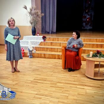 Aizvadīta tikšanās ar dramaturģi Rasu Bugavičuti-Pēci